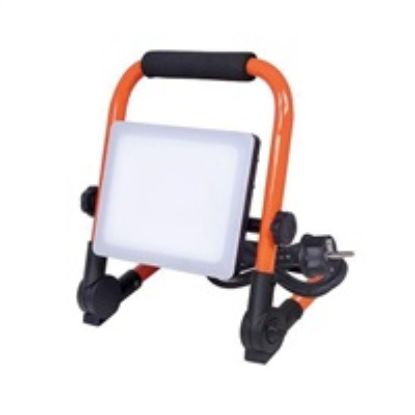Obrázek Solight LED reflektor se sklopným stojanem, 30 W, 2700lm, 4000K, kabel se zástrčkou, IP65