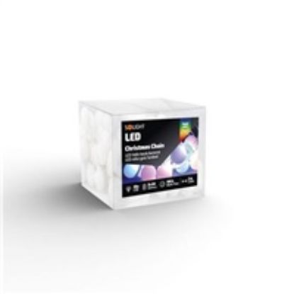 Obrázek Solight LED vánoční řetěz barevné koule, 20x LED, 2m, 2x AA