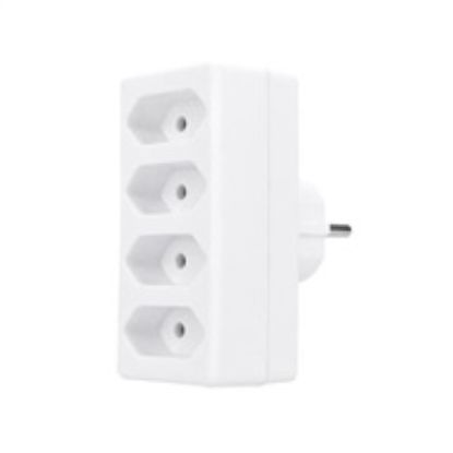 Obrázek Solight rozbočka, 4x 2, 5A, bílá