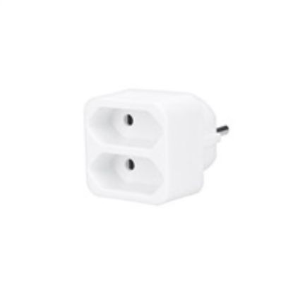 Obrázek Solight rozbočka, 2x 2, 5A, bílá