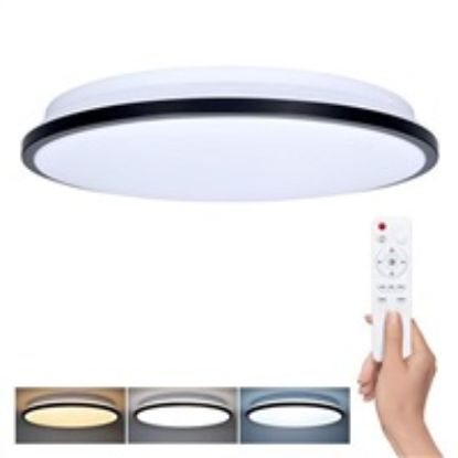 Obrázek Solight LED osvětlení s dálkovým ovladačem Jamil, 48 W, 3360lm, 40cm, změna chromatičnosti, stmívatelné