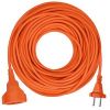 Obrázek Solight 1z pohyblivý přívod - spojka, 20m, 2 x 1, 5mm2, oranžová