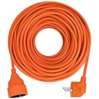 Obrázek Solight 1z prodlužovací přívod - spojka, 15m, 3 x 1, 5mm2, oranžová