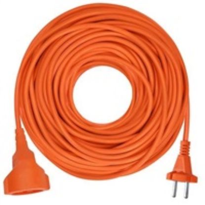 Obrázek Solight 1z pohyblivý přívod - spojka, 30m, 2 x 1, 5mm2, oranžová