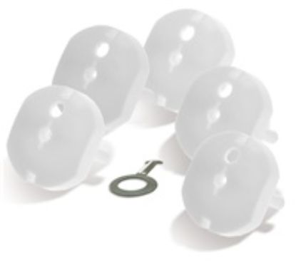 Obrázek Solight bezpečnostní zátka - sada 5ks+1 klíček