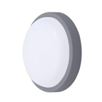 Obrázek Solight LED venkovní osvětlení kulaté, 13 W, 910lm, 4000K, IP54, 17cm, šedá barva