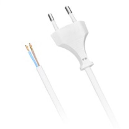 Obrázek Solight flexo šňůra, 2x 0, 75mm2, bílá, plochá, 2m