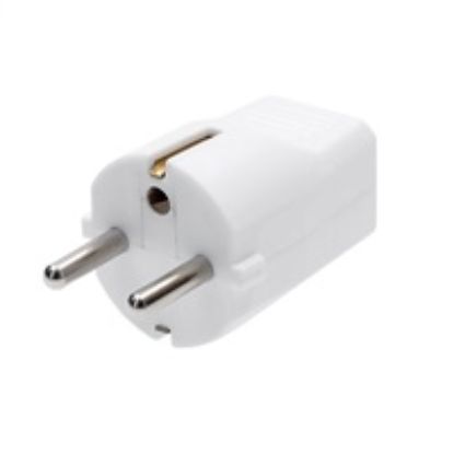 Obrázek Solight zástrčka přímá, IP20, bílá