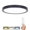 Obrázek Solight LED osvětlení s dálkovým ovladačem Estela Black, 60 W, 4500lm, 50cm, změna chromatičnosti, stmívatelné