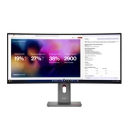 Obrázek LENOVO LCD P40 WD- 40 - 39.7", ECO- IPS, 21: 9, 5120 x 2160, 300cd/ m2, 1000: 1, 4 ms, HDMI, DP, DP out, DC, USB Hub…