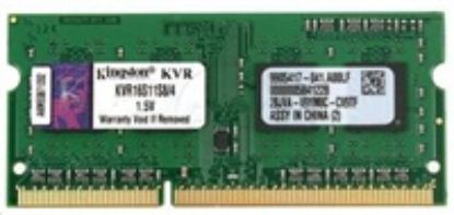 Obrázek KINGSTON SODIMM DDR3 4 GB 1600MT/ s CL11 Non- ECC 1Rx8 VALUE RAM