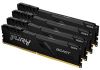 Obrázek KINGSTON DIMM DDR4 32 GB (Kit of 4) 3200MT/ s CL16 FURY Beast Černá