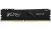 Obrázek KINGSTON DIMM DDR4 8 GB 3600MT/ s CL17 FURY Beast Černá