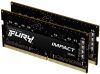 Obrázek KINGSTON SODIMM DDR4 32 GB (Kit of 2) 3200MT/ s CL20 FURY Impact