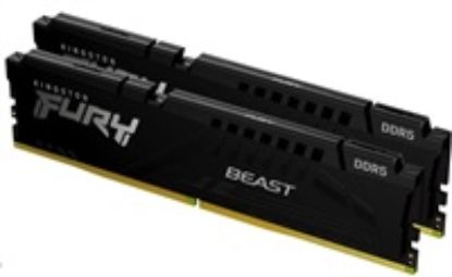 Obrázek KINGSTON DIMM DDR5 64 GB (Kit of 2) 5200MT/ s CL40 FURY Beast Černá