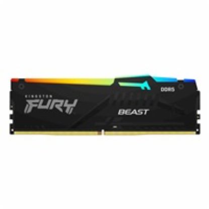 Obrázek KINGSTON DIMM DDR5 16 GB 5600MT/ s CL40 FURY Beast Černá RGB