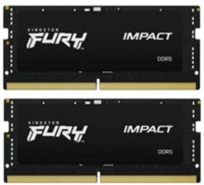 Obrázek KINGSTON SODIMM DDR5 32 GB (Kit of 2) 5600MT/ s CL40 FURY Impact PnP