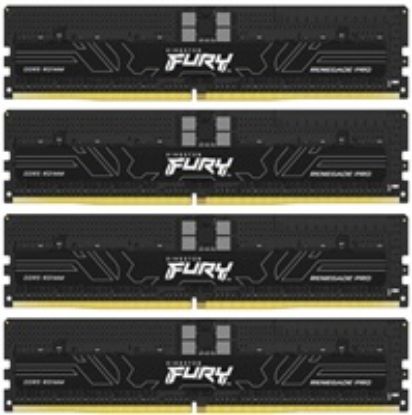 Obrázek KINGSTON DIMM DDR5 128 GB (Kit of 4) 5600MT/ s CL36 FURY Renegade Pro ECC Reg PnP