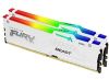 Obrázek KINGSTON DIMM DDR5 64 GB (Kit of 2) 5600MT/ s CL36 FURY Beast Bílá RGB EXPO