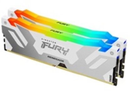 Obrázek KINGSTON DIMM DDR5 32 GB (Kit of 2) 6400MT/ s CL32 FURY Renegade Bílá RGB XMP