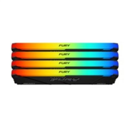 Obrázek KINGSTON DIMM DDR4 128 GB (Kit of 4) 3200MT/ s CL16 FURY Beast RGB, XMP