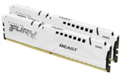 Obrázek KINGSTON DIMM DDR5 32 GB (Kit of 2) 6800MT/ s CL34 ECC FURY Beast EXPO Bílá