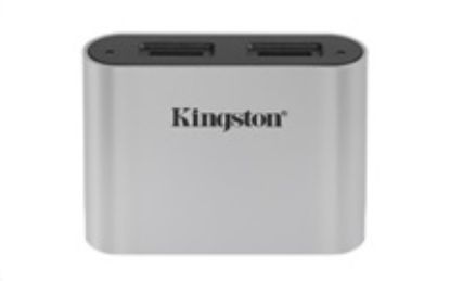 Obrázek Kingston čtečka karet, USB3.2 Gen1 Workflow Dual- Slot microSDHC/ SDXC UHS- II Card Reader čtečka karet