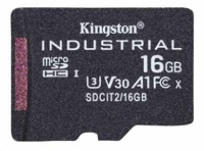 Obrázek Kingston MicroSDHC karta 16 GB Industrial C10 A1 pSLC Card Single Pack