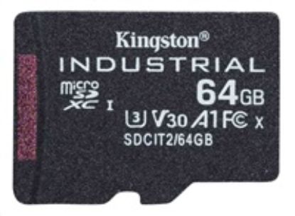Obrázek Kingston MicroSDXC karta 64 GB microSDXC Industrial C10 A1 pSLC Card Single Pack