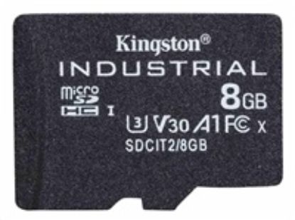 Obrázek Kingston MicroSDHC karta 8 GB Industrial C10 A1 pSLC Card Single Pack