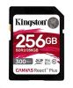 Obrázek Kingston SDXC karta 256 GB Canvas React Plus SDXC UHS- II 300R/ 260 W U3 V90 for Full HD/ 4K/ 8K