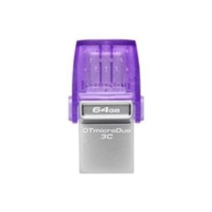Obrázek Kingston Flash Disk 64 GB DataTraveler microDuo 3C 200MB/ s dual USB- A + USB- C