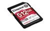 Obrázek Kingston SDXC karta 512 GB Canvas React Plus, UHS- II, U3, V60, R: 280/ W: 150MB/ s