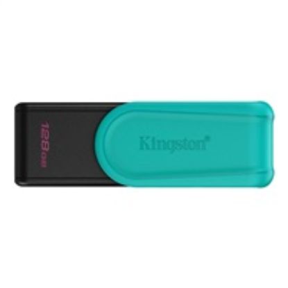 Obrázek Kingston Flash Disk 128 GB USB3.2 Gen 1 DataTraveler Exodia S (Black + Turquoise)