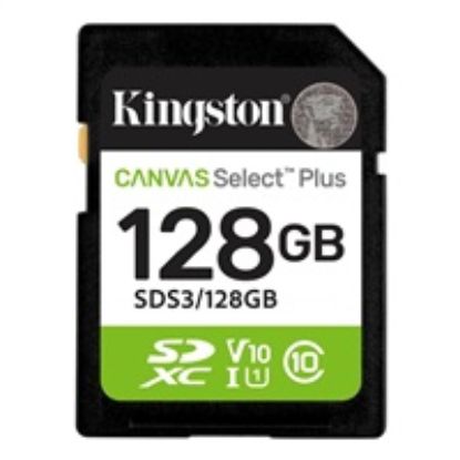 Obrázek Kingston SDXC karta 128 GB Canvas Select Plus, U1, V10, A1