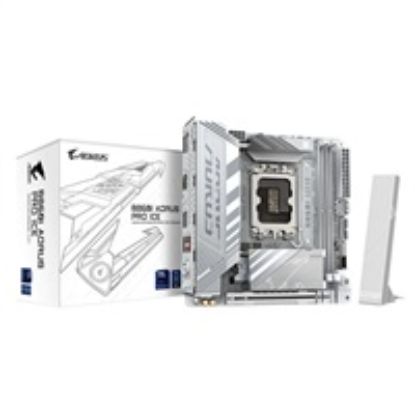 Obrázek GIGABYTE MB Sc LGA1851 B860I AORUS PRO ICE, Intel B860, 2xDDR5, 1xThunderbolt, 1xDP, 1xHDMI, WiFi, Mini- ITX