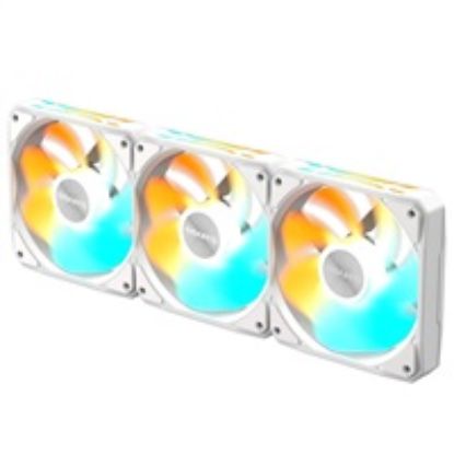 Obrázek GIGABYTE ventilátor EZ CHAIN RVS FAN 3- PACK, 3 x 120mm, bílá