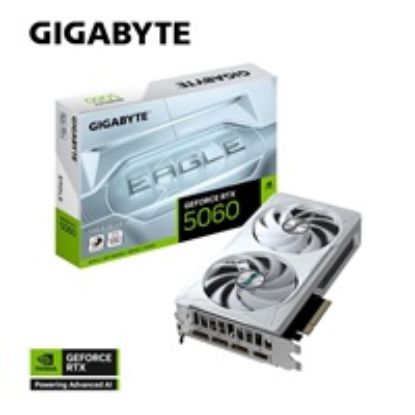 Obrázek GIGABYTE VGA NVIDIA GeForce RTX 5060 EAGLE ICE OC 8G, 8G GDDR7, 3xDP, 1xHDMI