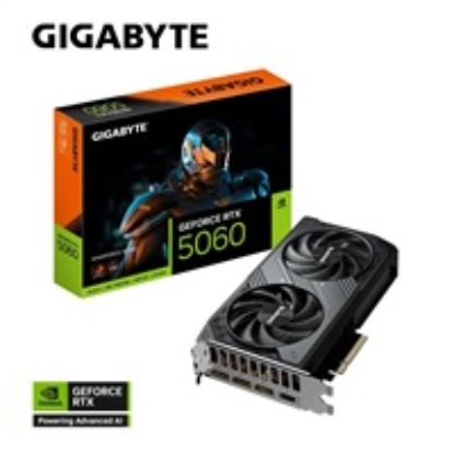 Obrázek GIGABYTE VGA NVIDIA GeForce RTX 5060 WINDFORCE OC 8G, 8G GDDR7, 3xDP, 1xHDMI