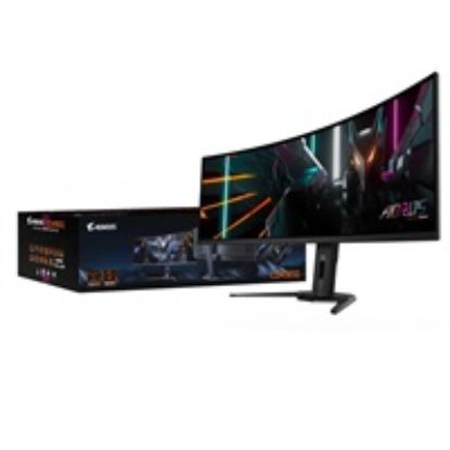 Obrázek GIGABYTE LCD - 49" Gaming monitor AORUS CO49DQ, OLED, 5120 x 1440 DQHD 32: 9, 144 Hz, 1.5M: 1, 250cd/ m2, 0.03 ms…