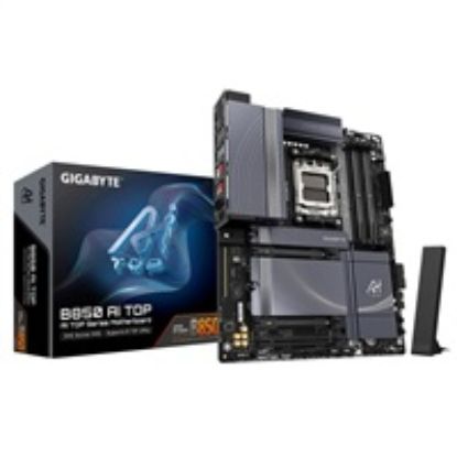 Obrázek GIGABYTE MB Sc AM5 B850 AI TOP, AMD B850, 4xDDR5, 1xUSB4, 1xHDMI, WI- FI, ATX