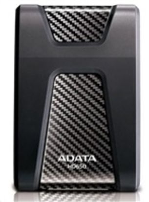 Obrázek ADATA Externí HDD 2 TB 2, 5" USB 3.1 DashDrive Durable HD650, černý (gumový, nárazu odolný)