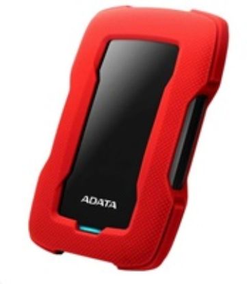 Obrázek ADATA Externí HDD 1 TB 2, 5" USB 3.1 HD330, RED COLOR BOX, červený (gumový, nárazu odolný)