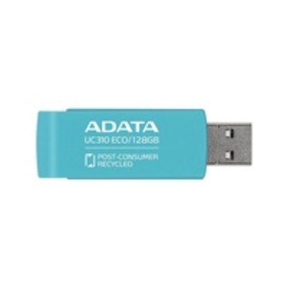 Obrázek ADATA Flash Disk 128 GB UC310E ECO, USB 3.2 , modrá