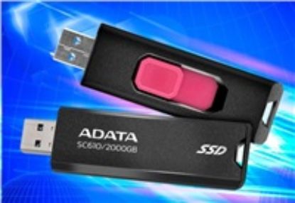 Obrázek ADATA Externí SSD 1 TB SC610, USB- A 3.2, černá