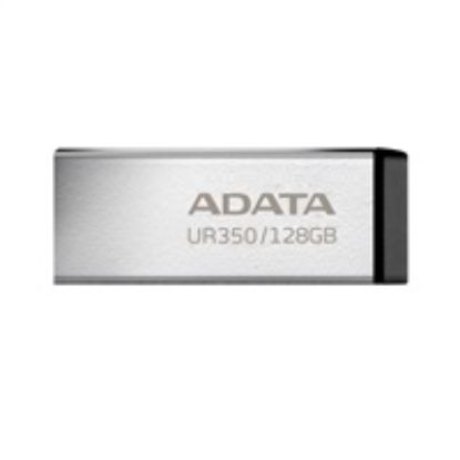 Obrázek ADATA Flash Disk 128 GB UR350, USB 3.2 Dash Drive, kov černá