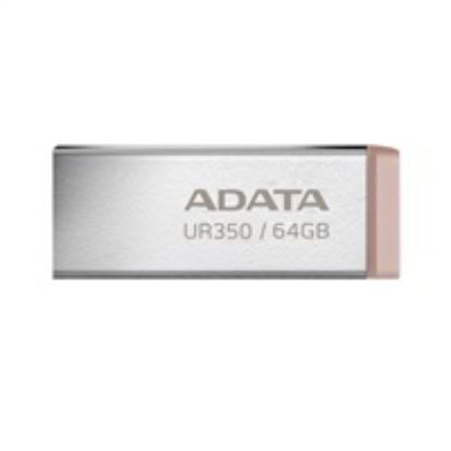 Obrázek ADATA Flash Disk 64 GB UR350, USB 3.2 Dash Drive, kov hnědá