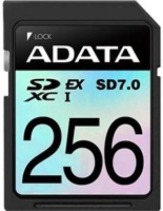 Obrázek ADATA SDXC karta 256 GB Extreme, PCIe Gen3, UHS- I, C10, V30, (R: 800/ W: 700 MB/ s)