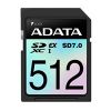 Obrázek ADATA SDXC karta 512 GB Extreme, PCIe Gen3, UHS- I, C10, V30, (R: 800/ W: 700 MB/ s)