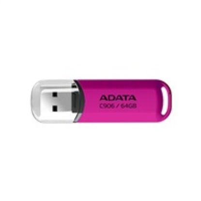 Obrázek ADATA Flash Disk 64 GB C906, USB 2.0, růžová